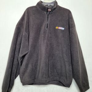 Vintage Y2K Nascar Fleece Pullover Sweater Size XL